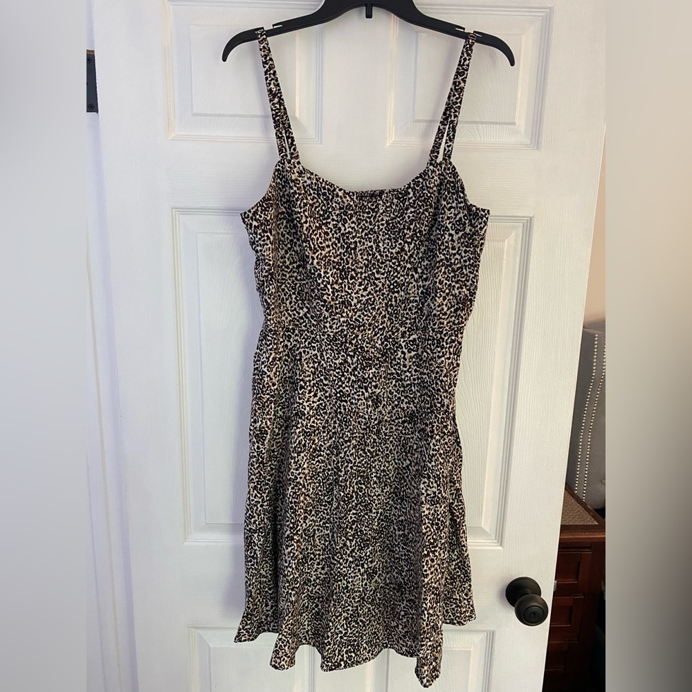 Old Navy Leopard Print Mini Dress